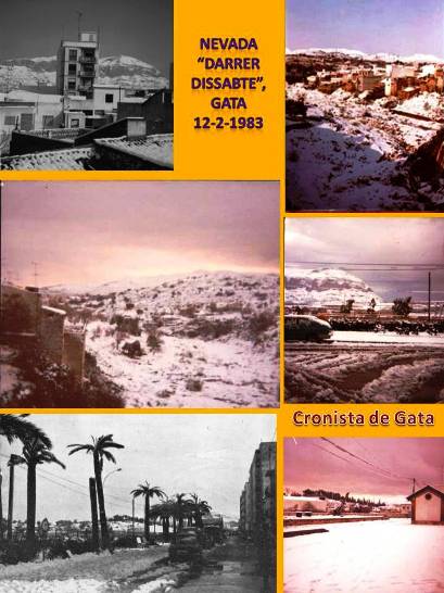 EFEMÈRIDE: HUI FA 36 ANYS D'AQUELLA NEVADA DEL 83. ERA DARRER DISSABTE A GATA