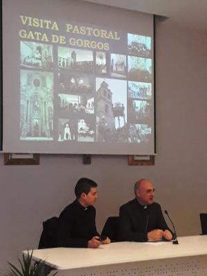 VISITA PASTORAL A GATA, 9-2-2019: INTENSA JORNADA DEL BISBE AUXILIAR NARTURO ROS