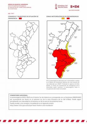 TORNA A DECRETAR-SE JORNADA SENSE CLASSES A GATA, PER A DEMÀ 13. ALERTA ROJA