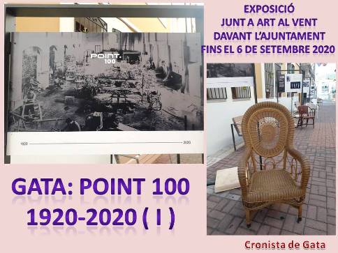 GATA: CENT ANYS DE FÀBRICA, MOBLES I DISSENY, POINT 1920-2020: EXPOSICIÓ QUE ES POT VEURE JUNT A ART AL VENT DAVANT LAJUNTAMENT ( I )