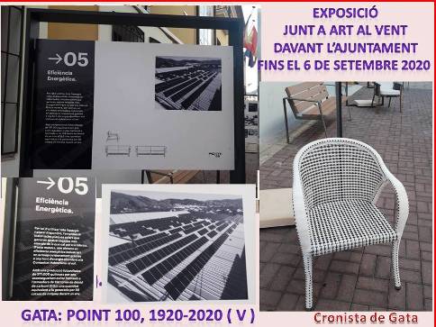 GATA: CENT ANYS DE FÀBRICA, MOBLES I DISSENY, POINT 1920-2020: EXPOSICIÓ QUE ES POT VEURE JUNT A ART AL VENT DAVANT LAJUNTAMENT ( PART V )