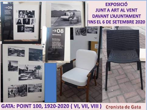 GATA: CENT ANYS DE FÀBRICA, MOBLES I DISSENY, POINT 1920-2020: EXPOSICIÓ QUE ES POT VEURE JUNT A ART AL VENT DAVANT LAJUNTAMENT ( VI, VII i VIII )