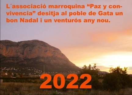 FELICITEN EL NADALL'ASSOCIACIÓ MARROQUINA PAZ Y CONVIVENCIA