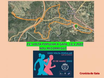 DEMÀ ARRIBA A GATA LA GRAN FESTA COMARCAL DE L'ATLETISME. La 23ª Volta Popular a Gata presenta un nou recorregut