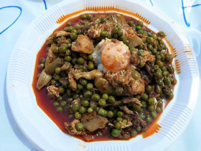 L'ENCONTRE I LA GASTRONOMIA TÍPICA TRADICIONAL, PROTAGONISTES DEL DIUMENGE DE PASQUA A GATA. L'Encontre, el berenaret de Pasqua, les mones,