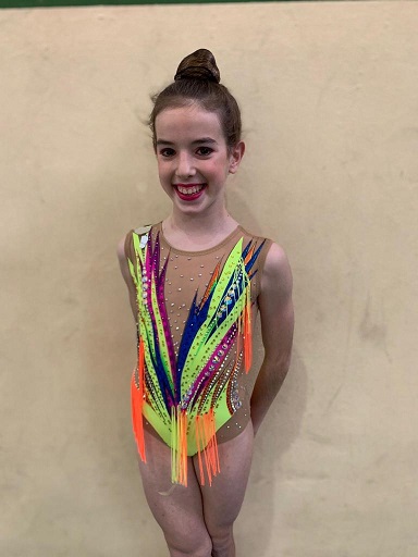 LA GIMNASTA GATERA ELIA MENGUAL PARTICIPA DEL 21 AL 24 A SARAGOSSA AL CAMPIONAT NACIONAL INDIVIDUAL DE GIMNÀSTICA RÍTMICA. Amb el Club de Calp, competirà a la categoria infantil entre 180 gimnastes