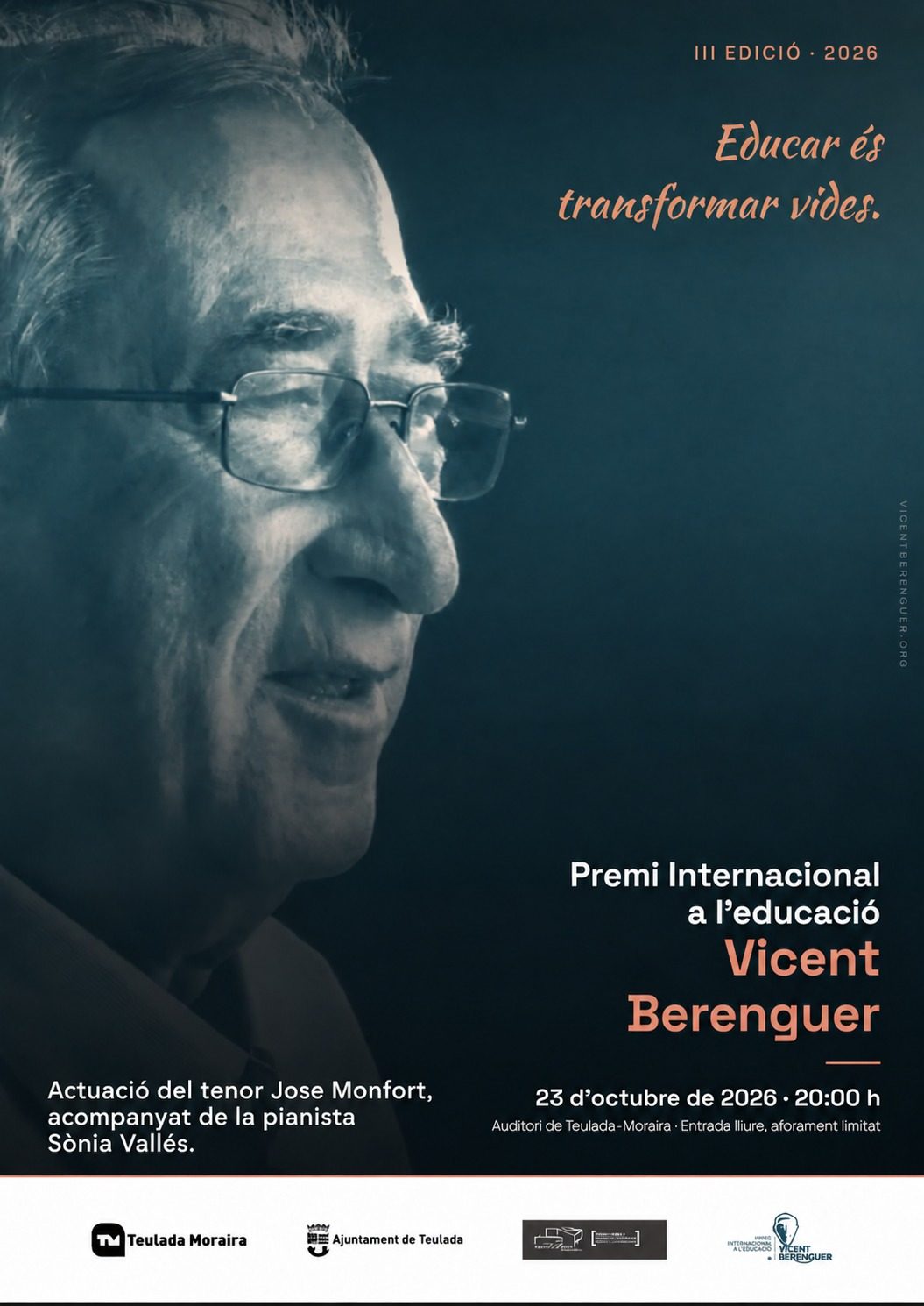 COMPTE ENRERE PER A L'ACTE DE LLIURAMENT DEL PREMI INTERNACIONAL A L'EDUCACIÓ VICENT BERENGUER ( III edició, divendres 23 ). Premiats dos projectes, un de Moçambic i l'altre de Nepal