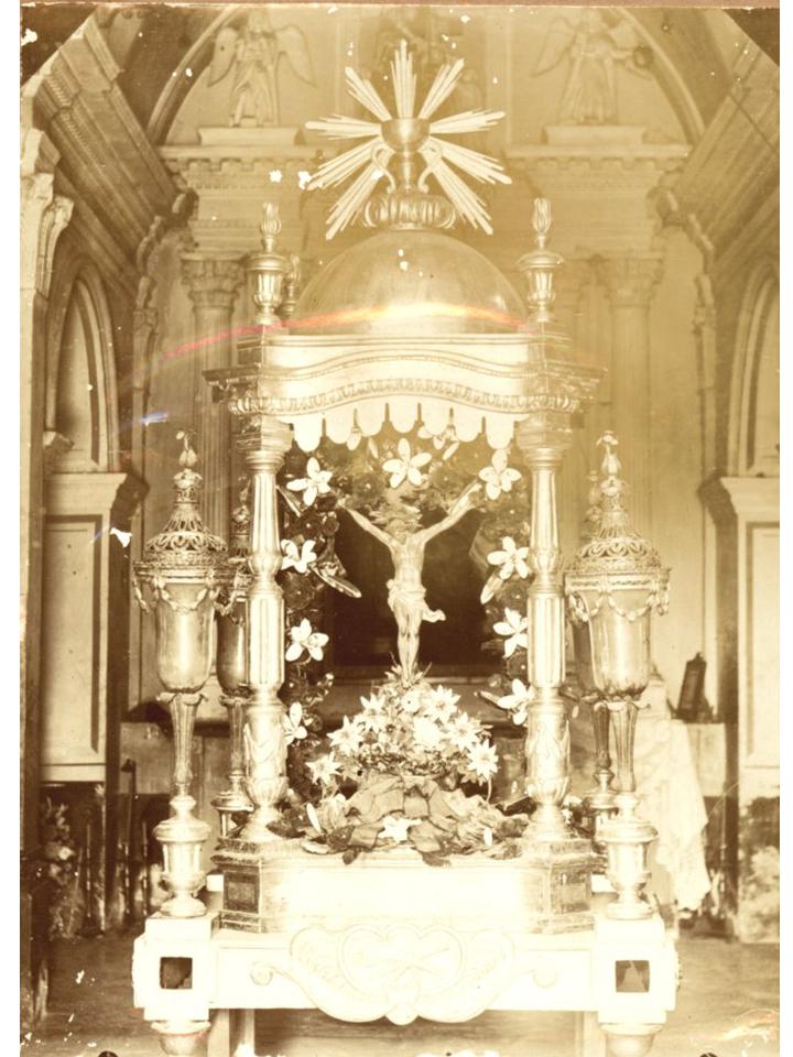 EL PRIMER DIA DE L'ANY ES RECORDA A GATA PER LA INUSUAL BAIXADA DEL PATRÓ, EL SANTÍSSIM CRIST FA 126 ANYS (1899). També per una gran riuada fa 48 anys (1977)