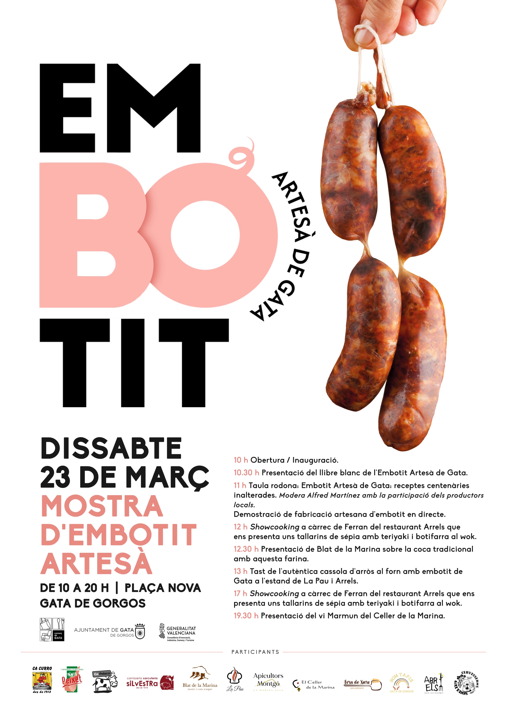 L'EMBOTIT DE LES CARNISSERIES GATERES, EL PROTAGONISTA DE LA I MOSTRA AQUEST DISSABTE