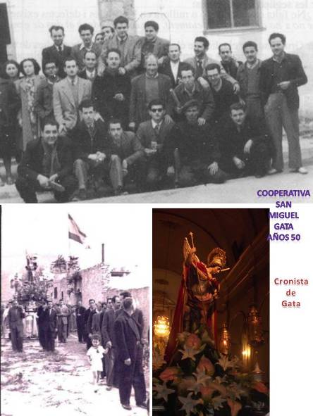 ARA QUE VE SANT MIQUEL, TITULAR PARROQUIAL DE GATA, RECORDEM HISTÒRIA AL SEU VOLTANT (I). 450 anys de parròquia. La Cooperativa San Miguel del "mimbre" va regalar la imatge menuda a l'església