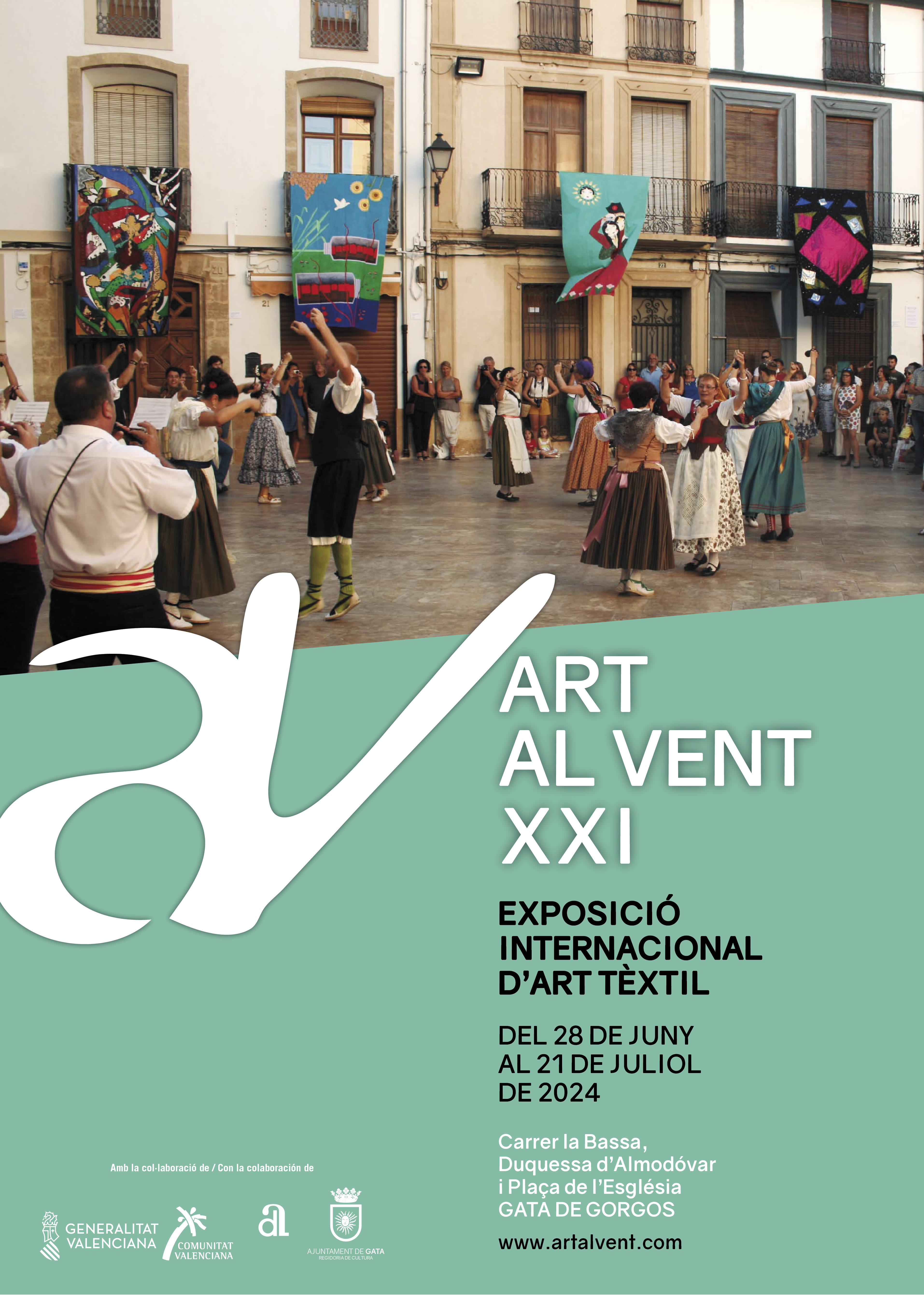 ART AL VENT S'AVANÇA PER EVITAR LA FORTA CANÍCULA DE L'ESTIU. Les obres s'exposaran al carrer la Bassa del 28 de juny al 21 de juliol