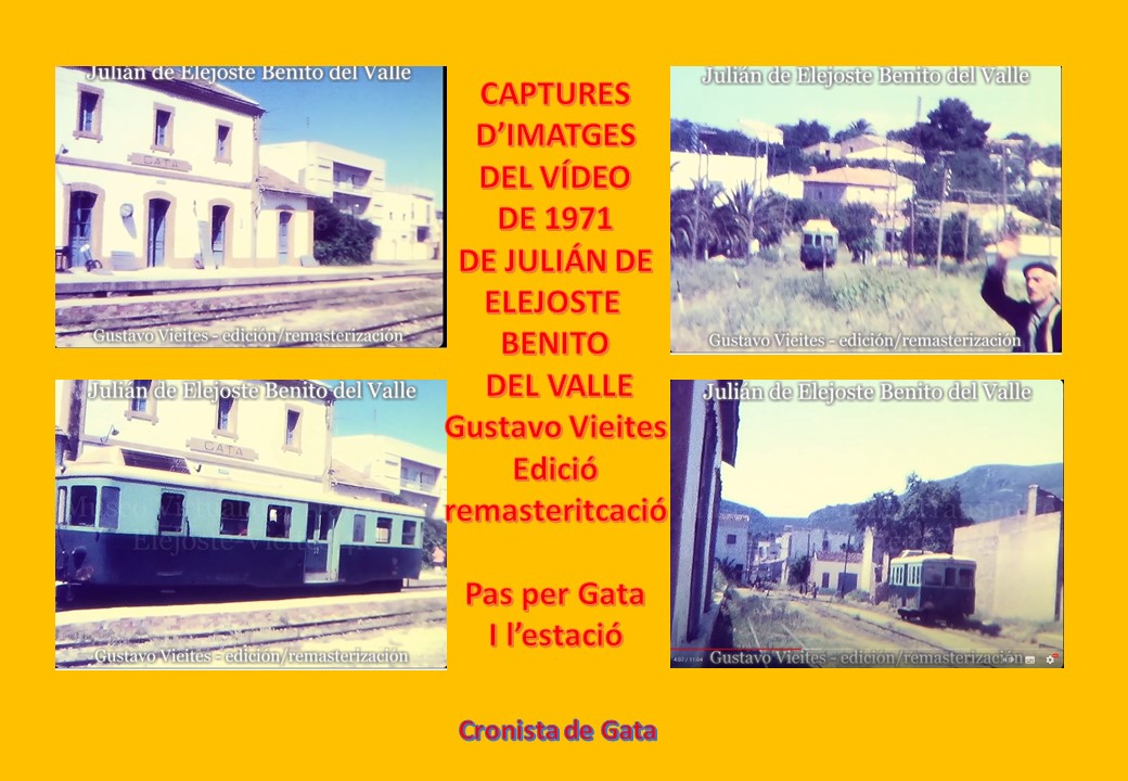MIG SEGLE SENSE PODER ANAR EN TREN DE GATA A GANDIA: 10-2.1974, LA LÍNIA DE FEVE ES VA PARAR A DÉNIA