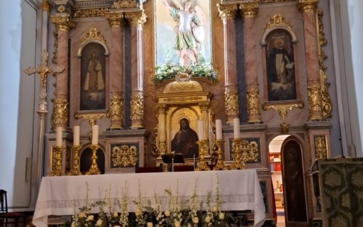 HUI 29 DE SETEMBRE ÉS LA FESTA DEL TITULAR DE L'ALTAR MAJOR DE GATA, SANT MIQUEL ARCÀNGEL. 452 anys de vida parroquial