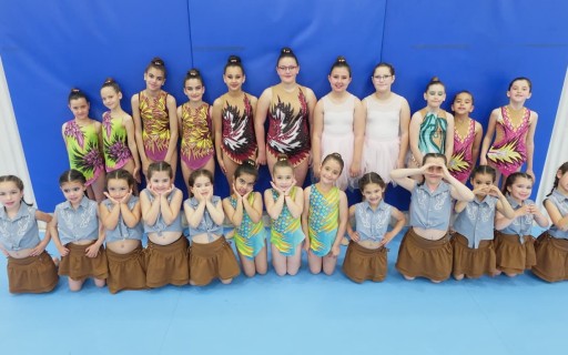 DE NOU, EXITOSA PARTICIPACIÓ DE L'ESCOLA MUNICIPAL DE GIMNÀSTICA RÍTMICA DE GATA A DÉNIA