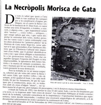 HISTÒRIA LOCAL: ELS NOSTRES CEMENTERIS ( I )