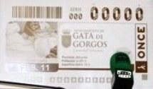 RECORDEU: LA IMATGE DE GATA, DIMARTS 8, AL CUPÓ DE LA ONCE.