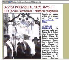 EL CRONISTAFA 1 ANY: 8 de maig de 2010.