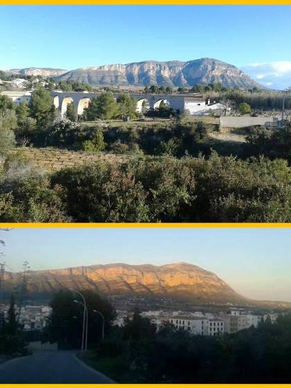IMATGES CURIOSES: Pont, poblei al fons el Montgó