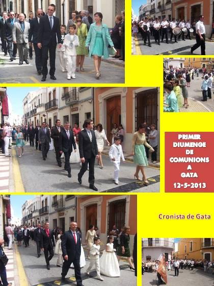 HUI, PRIMER DIUMENGE DE COMUNIONS A GATA