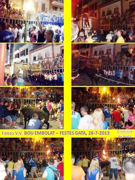 GATA EN FESTES: ANIT, EL TRADICIONAL PRIMER BOU EMBOLAT