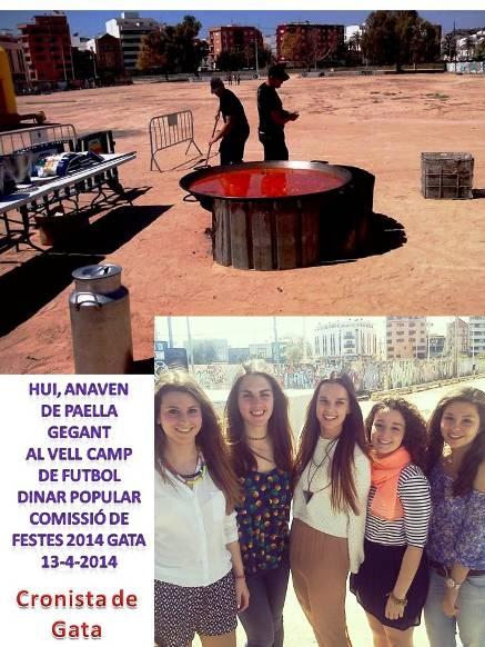 IMATGES DE FESTA: HUI ANAVEN DE PAELLA GEGANT