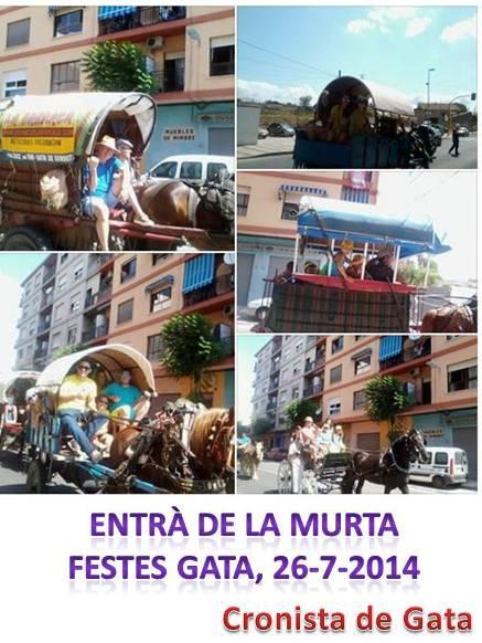HUI, DIA DE SANTA ANNA I SANT JOAQUIM, SEGON DIA DE FESTES: entrà de la murta i festival
