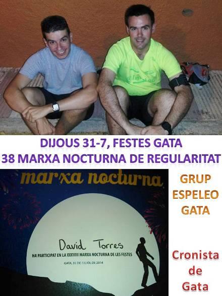 ANIT ES VA FER LA 38ena MARXA NOCTURNA DEL G.E.G.