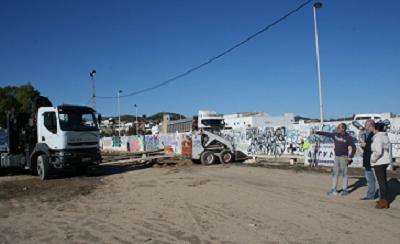 COMENCEN LES OBRES DE LA ZONA VERDA DE LES SORTS