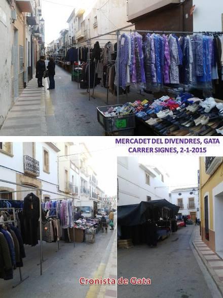 EL MERCADET DEL DIVENDRES DE GATA S'HA FET HUI DINS DEL CARRER SIGNES: anècdota històrica en 82 anys