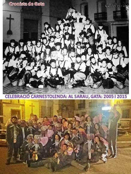 ENCARA DISFRESSES: IMATGES DE FESTA A GATA: Al Sarau en deu anys