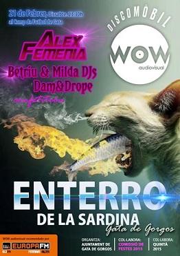 AQUESTA NIT CONCLOUEN LES FESTES CARNESTOLENQUES A GATA: Soterrament de la sardina