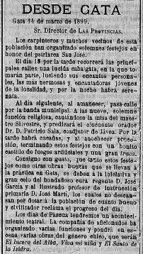 SABIEU? que per Sant Josep de 1899 feien cavalcada i processó (LP4)