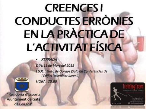 DEMÀ DIVENDRES 13 XERRADA ESPORTIVA (GATA)