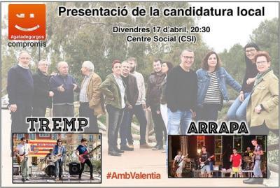 CAMPANYA PREELECTORAL: HUI ES PRESENTA LA LLISTA MUNICIPAL DE COMPROMÍS PER GATA