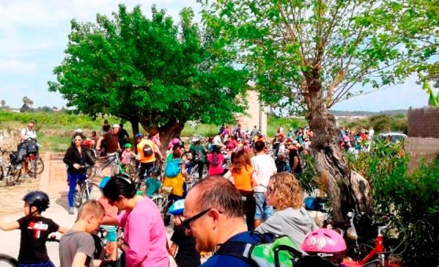 IMATGES DE FESTA: el paratge de la Rana s'ompli de bicicletes, menuts i grans