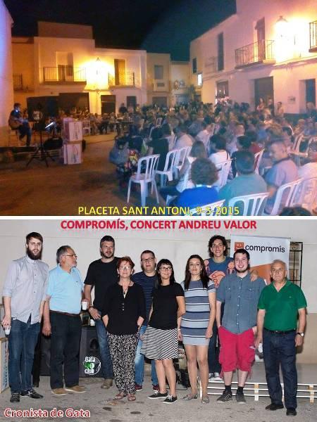CAMPANYA E. GATA 2015: ANIT, CONCERT D'ANDREU VALOR, Placeta (Compromís)
