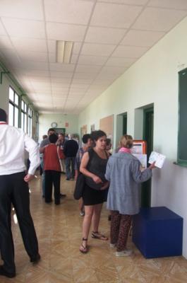 GATA, ELECCIONS 2015: PERCEMPTATGE DE VOTACIÓ A LES MUNICIPALS A LES 14 H.: 43,49 %