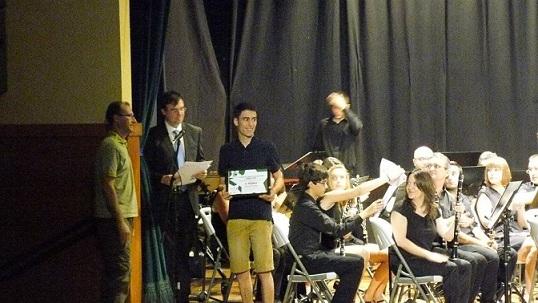 EL GATER MARIANO LANDETE MULET REP EL TERCER PREMI COMPARTIT DEL II CONCURS DE COMPOSICIÓ MÚSICA JOVE DE BENIMACLET