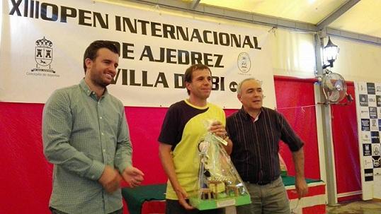 EL GATER FRANCISCO MORATÓ TENT, ACABA 12 AL XIII OPEN INTERNACIONAL DE AJEDREZ DE IBI (primer en la seua categoria)