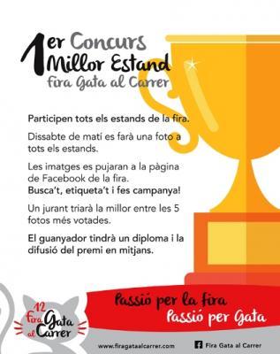 ELS ESTANDS DE LA FIRA GATA AL CARRER OPTARAN A CONCURS