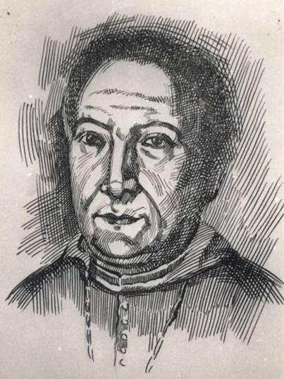 HISTÒRIA LOCAL: DIBUIX DEL BISBE SERVERA (1956)