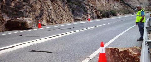 LA PREMSA PARLA DEun desprendiment a la Garganta de Gata