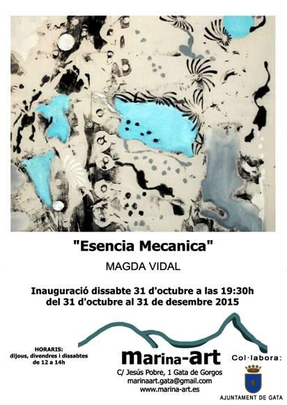 L'ASSOCIACIÓ MARINA-ART (carrer Jesús Pobre, 1, Gata) EXPOSA LES OBRES DE MAGDA VIDAL