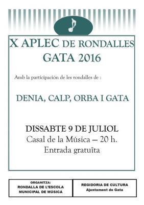 DOS CITES MUSICALS: DISSABTE 9, APLEC DE RONDALLES; DIUMENGE 17, CONCERT DEL SOCI (banda)