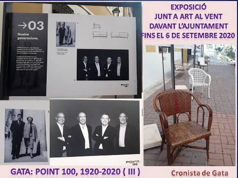 GATA: CENT ANYS DE FÀBRICA, MOBLES I DISSENY, POINT 1920-2020: EXPOSICIÓ QUE ES POT VEURE JUNT A ART AL VENT DAVANT LAJUNTAMENT FINS EL 6/9 ( III )