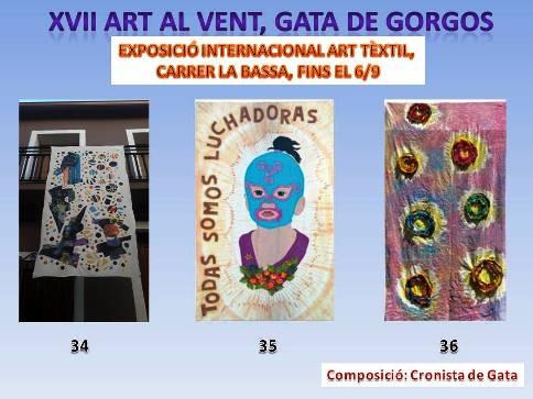 SEGUIM MIRANT OBRES. ART AL VENT 2020 GATA, RESTEN CINC DIES. ESTARÀ FINS DIUMENGE 6/9. ARA VEGEM LES 0BRES 34, 35 i 36