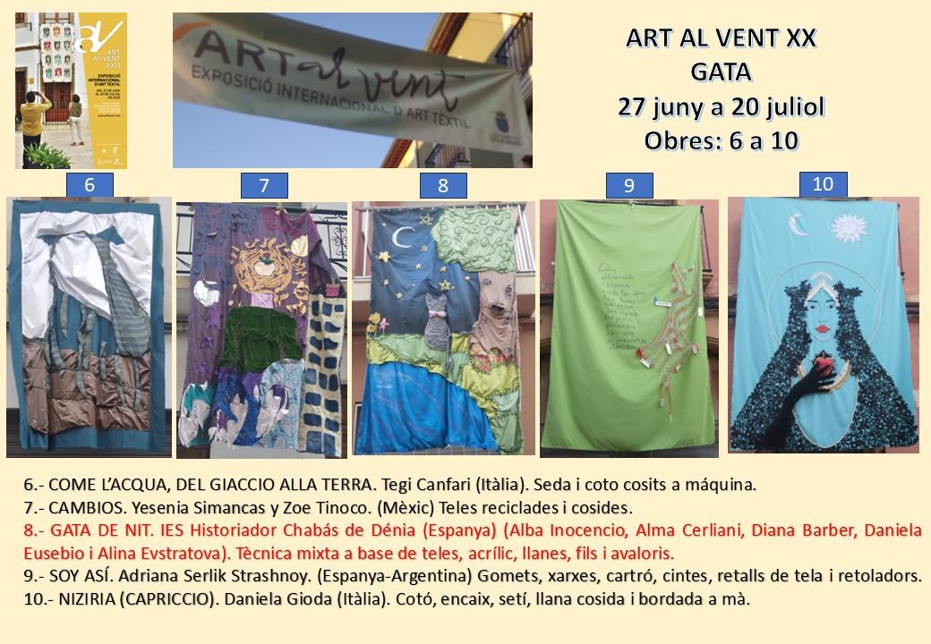 SEGUIM...GATA, OBRES ART AL VENT XXII EDICIÓ 2025 AL DETALL. Hui, 6 a 10