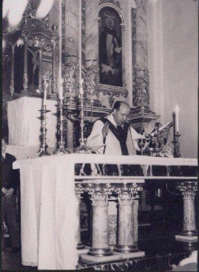 HISTÒRIA PARROQUIAL LOCAL: HUI FA 70 ANYS DE LA CONSAGRACIÓ DE L'ALTAR MAJOR DEL TEMPLE, 5 DE JUNY DE 1955