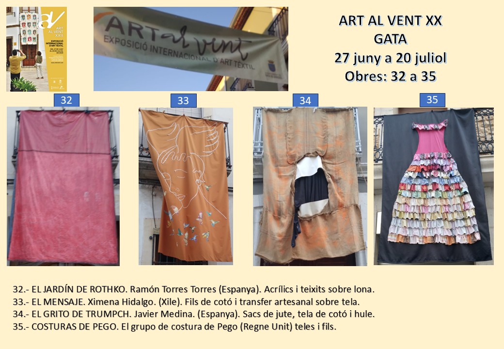 GATA, ART AL VENT 2025: Obres 32 a 35